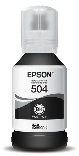 Refil De Tinta Epson T504122-br Preto Original Para L4150 L4160 L6171